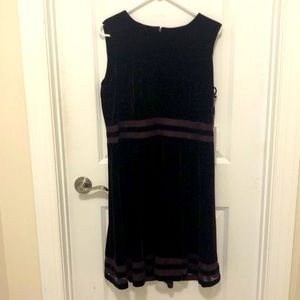 Calvin Klein Purple velvet dress